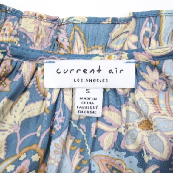 Anthropologie Current Air Womens Small Ornate Floral Boho Mini Dress - Picture 8 of 8